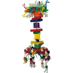 Keddoc Vogelspeelgoed Spaceship - Vogelspeelgoed - 70x25x25 cm Multi-Color