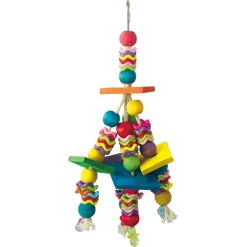 Keddoc Vogelspeelgoed Summertime - Vogelspeelgoed - 21x10x10 cm Multi-Color