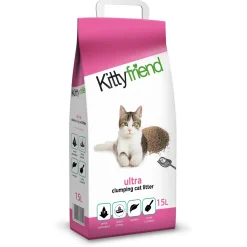 Kittyfriend Ultra Clumping - Kattenbakvulling - 15 l