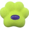 Kong Airdog Squeaker Paw - Hondenspeelgoed - Geel Medium