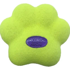 Kong Airdog Squeaker Paw - Hondenspeelgoed - Geel Medium