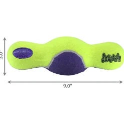 Kong Airdog Squeaker Roller - Hondenspeelgoed - Geel Large