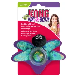 Kong Bat A Bout Flicker Firefly - Kattenspeelgoed - Paars