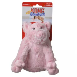 Kong Comfort Kiddos Pig - Hondenspeelgoed - Roze Small