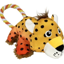 Kong Cozie Tuggz Cheetah - Hondenspeelgoed - S/M