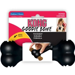 Kong Extreme Goodie Bone - Hondenspeelgoed - 18 cm Zwart