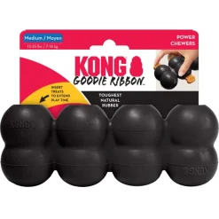Kong Extreme Goodie Ribbon Zwart - Hondenspeelgoed
