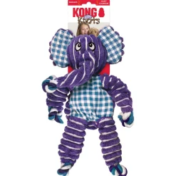 Kong Floppy Knots Elephant - Hondenspeelgoed - 36x19 cm Medium/Large