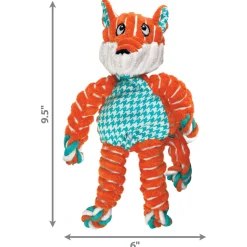 Kong Floppy Knots Fox - Hondenspeelgoed - 23x12.7 cm Small/Medium
