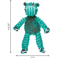Kong Floppy Knots Hippo - Hondenspeelgoed - 36x19 cm Medium/Large