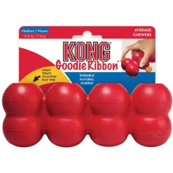 Kong Goodie Ribbon Rood - Hondenspeelgoed