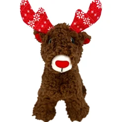 Kong Holiday Sherps Reindeer - Hondenspeelgoed - Bruin M