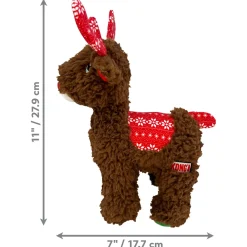 Kong Holiday Sherps Reindeer - Hondenspeelgoed - Bruin M