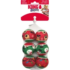 Kong Holiday Squeakair Balls - Hondenspeelgoed - S