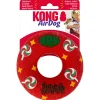 Kong Holiday Xmas Airdog Donut - Hondenspeelgoed - Ø12 cm Medium