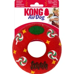Kong Holiday Xmas Airdog Donut - Hondenspeelgoed - Ø12 cm Medium