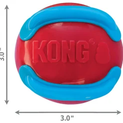 Kong Jaxx Brights Ball - Hondenspeelgoed - Ø6.4 cm Large