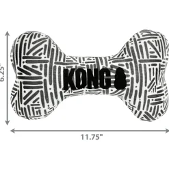 Kong Maxx Bone Wit&Grijs - Hondenspeelgoed