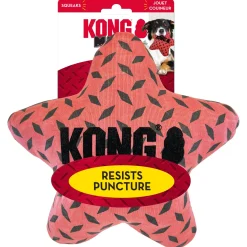 Kong Maxx Star - Hondenspeelgoed - Rood Zwart Small/Medium