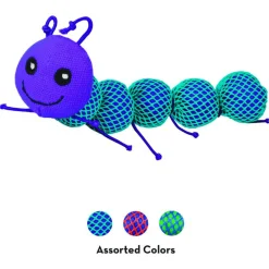 Kong Nibble Critter Catnipillar - Kattenspeelgoed -