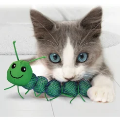 Kong Nibble Critter Catnipillar - Kattenspeelgoed -