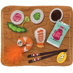 Kong Pull-A-Partz Sushi - Kattenspeelgoed - One Size