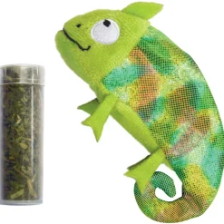 Kong Refillables Chameleon - Kattenspeelgoed - Camouflage Met Catnip