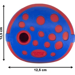 Kong Rewards Wally - Hondenspeelgoed - Ø12.5 cm Rood Blauw M/L