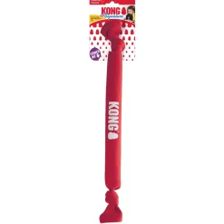 Kong Signature Crunch Rope Single - Hondenspeelgoed - 40 cm Rood Small