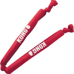 Kong Signature Crunch Rope Double - Hondenspeelgoed - 89 cm Rood Medium
