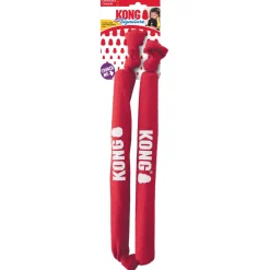 Kong Signature Crunch Rope Double - Hondenspeelgoed - 89 cm Rood Medium