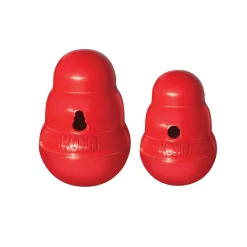 Kong Snack Dispenser Wobbler M Rood - Hondenspeelgoed