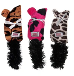 Kong Speeltje Kickeroo Muis - Kattenspeelgoed - 23 cm Assorti