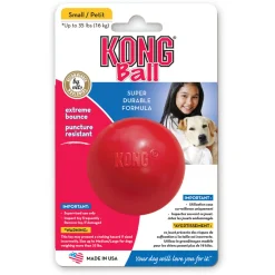 Kong Speeltje Rubber Bal Rood - Hondenspeelgoed