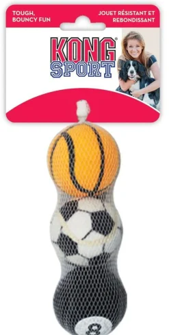 Kong Speeltje Sport Ballen A 3 Assorti - Hondenspeelgoed