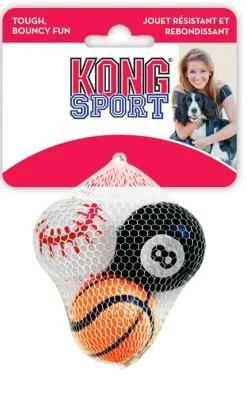 Kong Speeltje Sport Ballen A 3 Assorti - Hondenspeelgoed