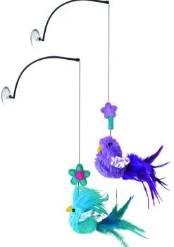 Kong Window Teaser - Kattenspeelgoed - 33x8x4 cm Assorti