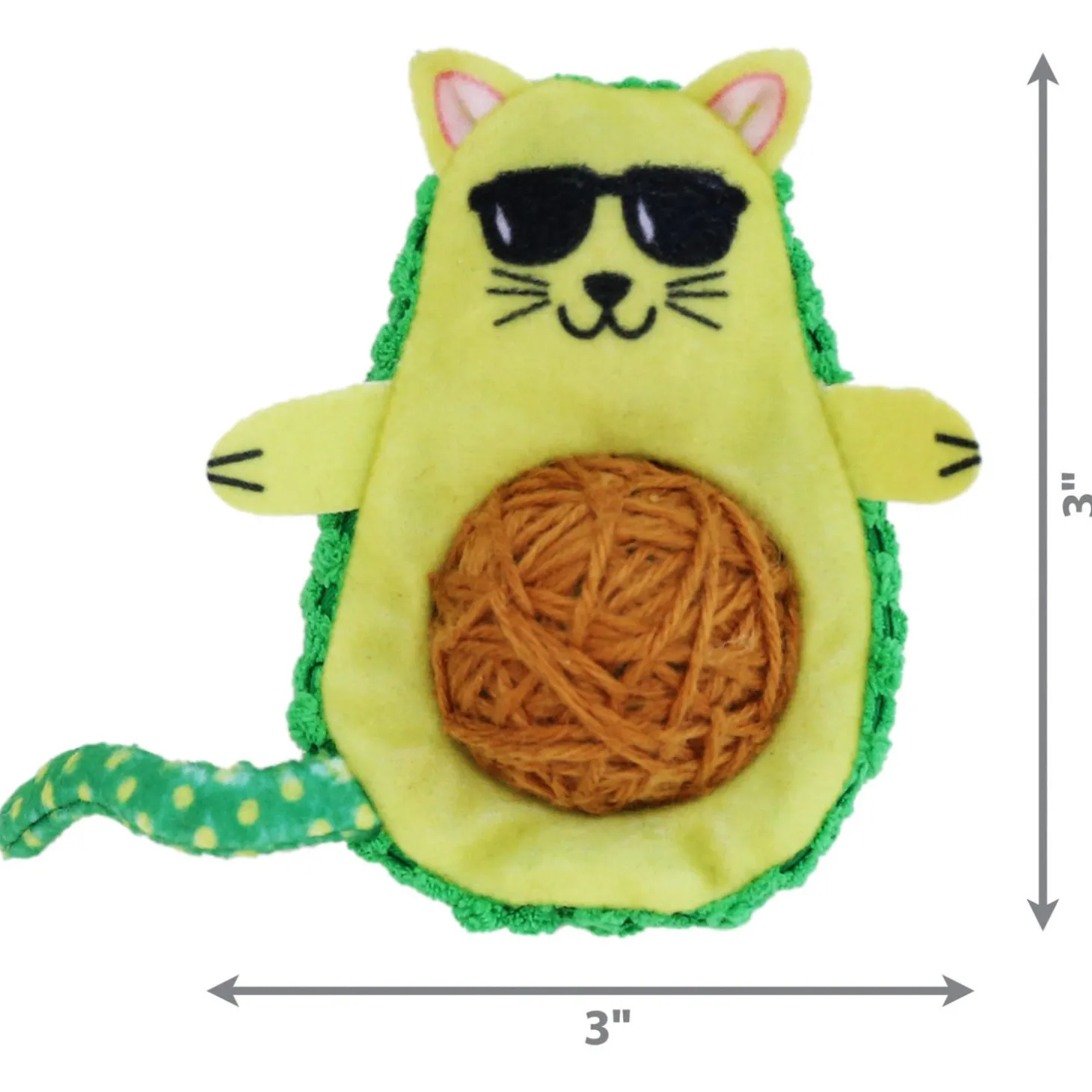 Kong Wrangler Avocato - Kattenspeelgoed -