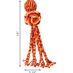 Kong Wubba Weaves Rope Assorti - Hondenspeelgoed