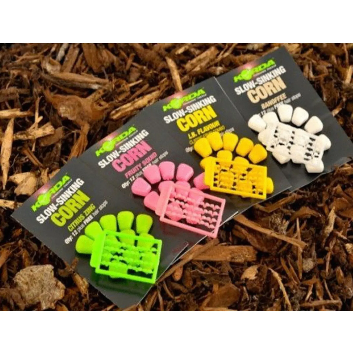 Korda Slow Sinking Corn - Aas - 12 stuks Fruity Squid Pink