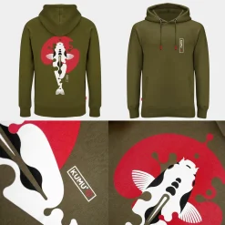 Kumu Hoodie Rising Sun 2xl - Kleding -