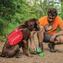 Kurgo Big Baxter Hondenrugzak - Hondendraagzak - Rood 22.5 Tot 50 Kg
