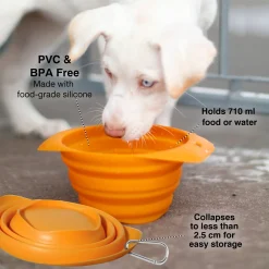 Kurgo Collaps A-Bowl - Opvouwbare Reisvoerbak - Hondenvoerbak