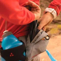 Kurgo K9 Excusion Running Belt - Hondenheupgordel - Grijs Rood