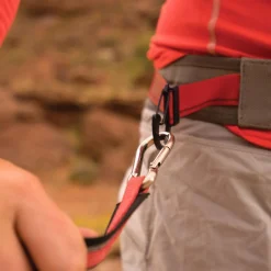 Kurgo K9 Excusion Running Belt - Hondenheupgordel - Grijs Rood