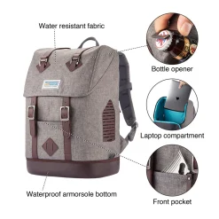 Kurgo K-9 Rugzak - Hondenrugzak - Grijs