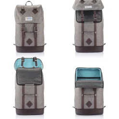 Kurgo K-9 Rugzak - Hondenrugzak - Grijs