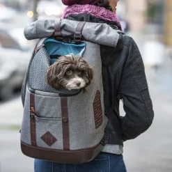 Kurgo K-9 Rugzak - Hondenrugzak - Grijs