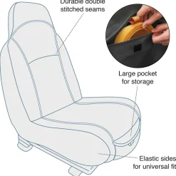 Kurgo Rover Dog Bucket Seat Cover - Hondenautoaccessoire -