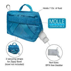 Kurgo Rsg Hydration Flask - Hondendrinkbak - 350 ml Blauw